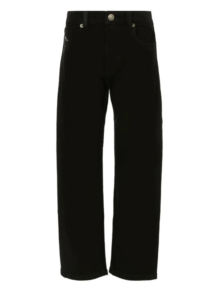  Diesel Kids Five-pocket Back-patch Trousers - Black 