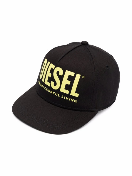  Diesel Kids Folly Logo-print Cap - Black 