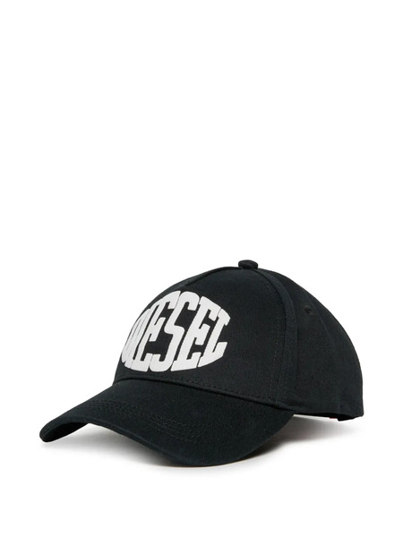  Diesel Kids Gabardine Baseball Cap - Black 