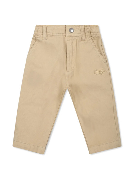  Diesel Kids Gabardine-weave Trousers - Neutrals 