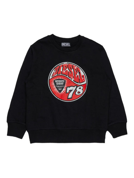  Diesel Kids Graphic-print Sweatshirt - Black 
