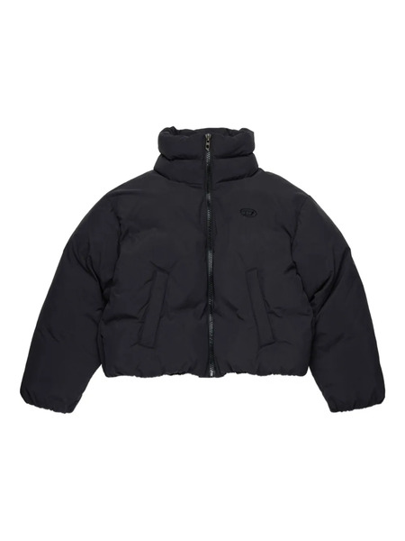  Diesel Kids High-neck Padded Jacket - Black 