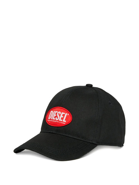  Diesel Kids Logo-appliqué Cap - Black 