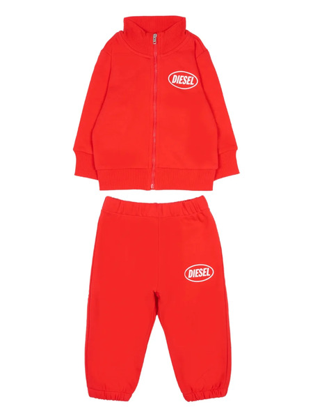  Diesel Kids Logo-embroider Tracksuit - Red 