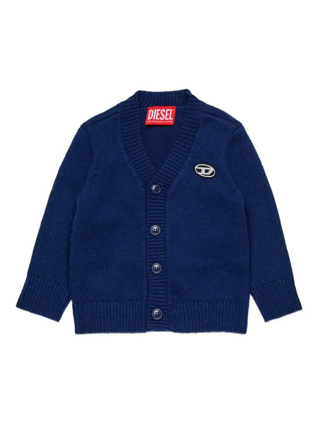  Diesel Kids Logo-embroidered Cardigan - K851 