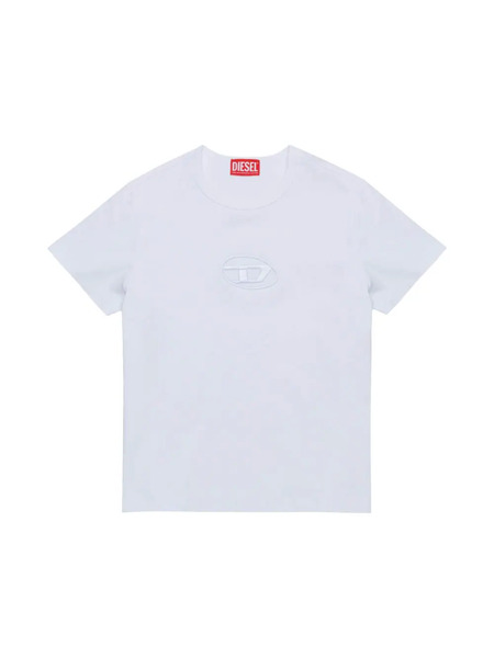  Diesel Kids Logo-embroidered T-shirt - White 