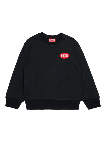  Diesel Kids Logo-patch Sweatshirt - Black 