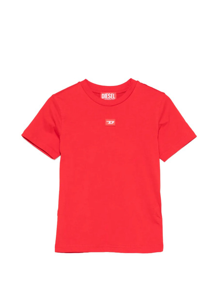  Diesel Kids Logo-patch T-shirt - Red 