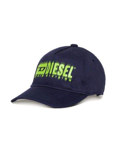  Diesel Kids Logo-print Baseball Cap - Blue 