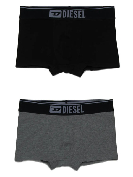  Diesel Kids Logo-print Cotton Boxers (pack Of Three) - Black 