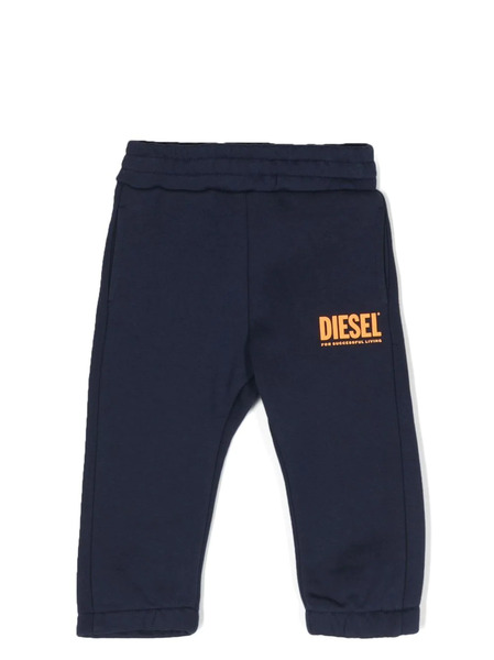  Diesel Kids Logo-print Leg Track Pants - Blue 
