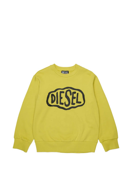  Diesel Kids Logo-print Sweatshirt - Green 