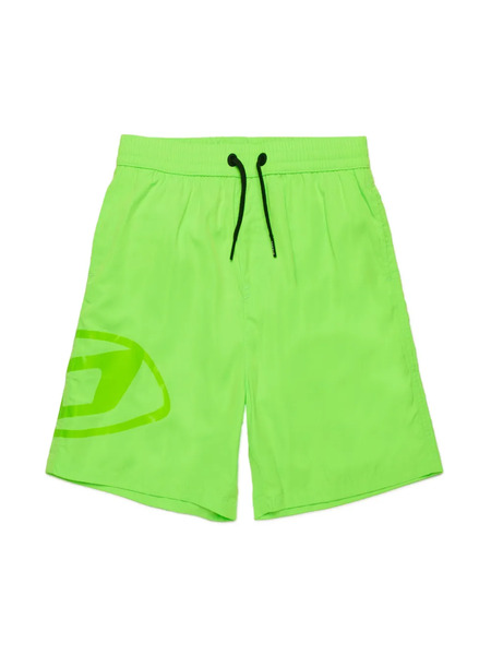  Diesel Kids Logo-print Swim Shorts - Green 