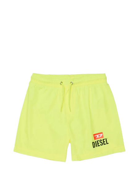  Diesel Kids Logo-print Swim Shorts - Yellow 