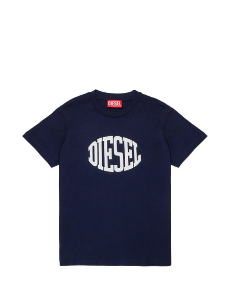  Diesel Kids Logo-print T-shirt - Blue 