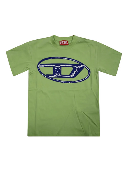  Diesel Kids Logo-print T-shirt - Green 