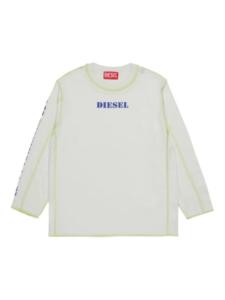  Diesel Kids Logo-print T-shirt - White 