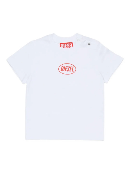  Diesel Kids Logo-print T-shirt - White 