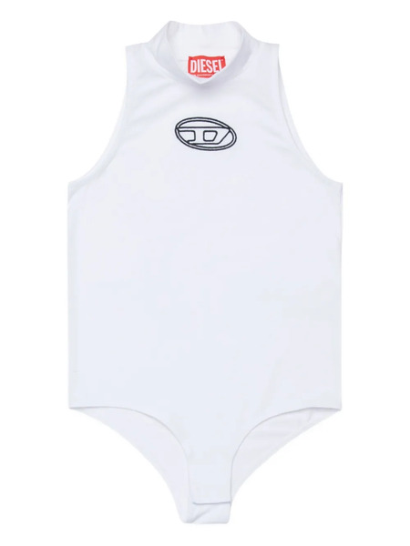  Diesel Kids Logo Sleeveless Top - White 
