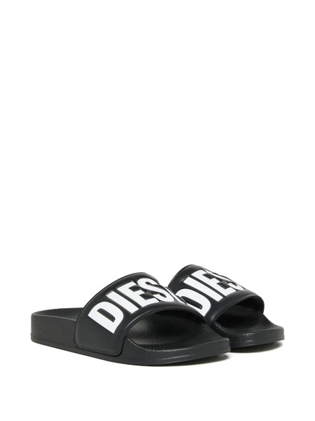  Diesel Kids Logo Slides - Black 