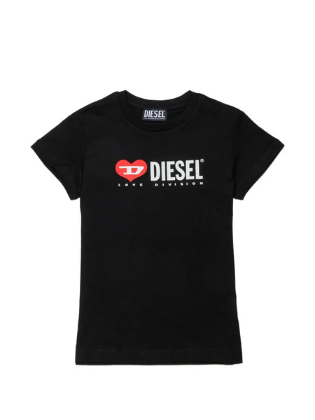  Diesel Kids Logo T-shirt - Black 