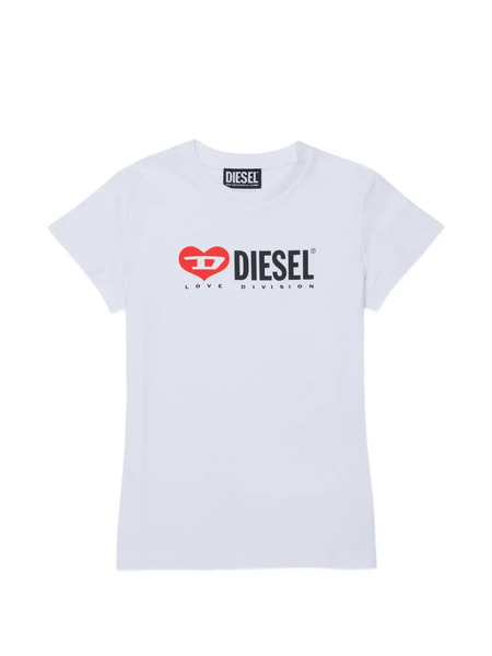  Diesel Kids Logo T-shirt - White 