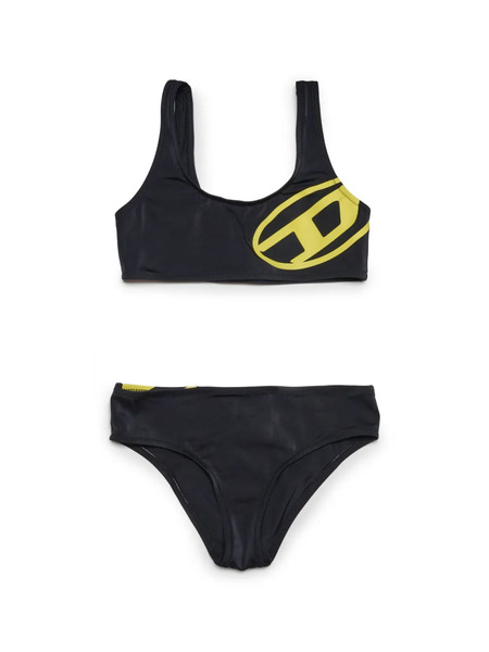  Diesel Kids M-rammy Logo-print Bikini Set - Black 