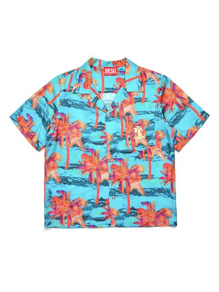  Diesel Kids Mcbmowtadrian Shirt - Blue 