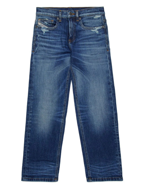  Diesel Kids Mid-rise Slim-fit Jeans - Blue 