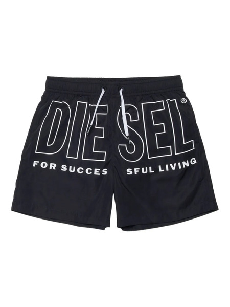  Diesel Kids Midit Swim Shorts - Black 