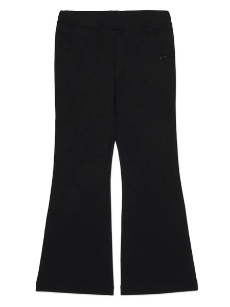  Diesel Kids Oval D-embroidered Bootcut Leggings - Black 