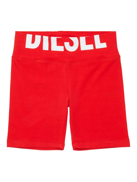  Diesel Kids Pcefy Logo-detail Shorts - Red 