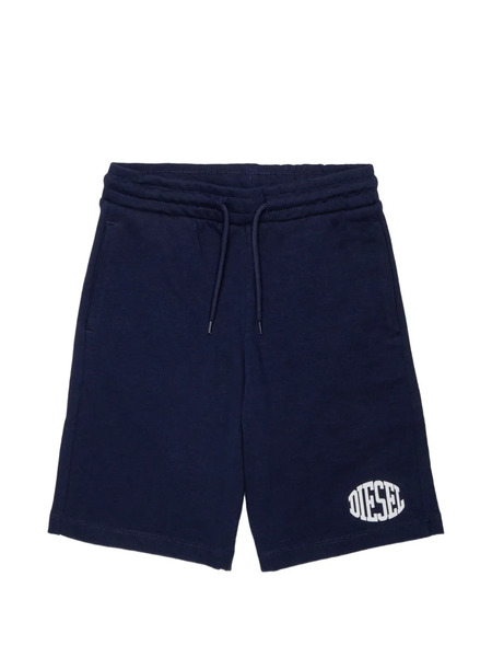  Diesel Kids Pishomust Drawstring Shorts - Blue 