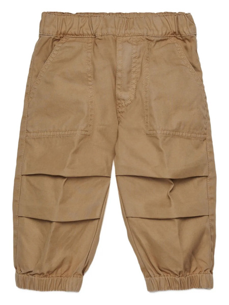  Diesel Kids Pleat-detail Pants - Neutrals 