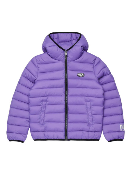  Diesel Kids Printed-logo Padded Jacket - Purple 