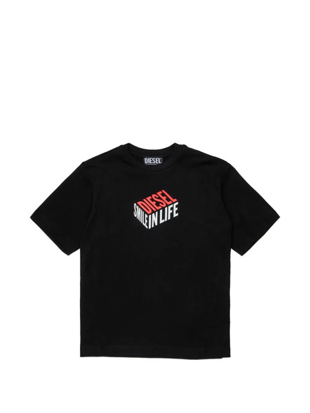  Diesel Kids Printed T-shirt - Black 