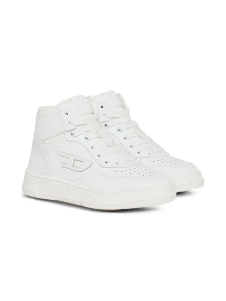  Diesel Kids S-cou-hi Logo Sneakers - White 