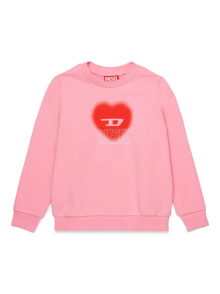  Diesel Kids Scacuore Sweatshirt - Pink 