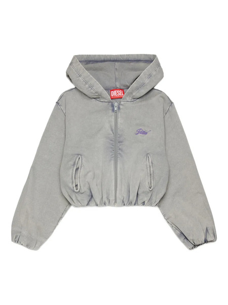  Diesel Kids Sfenerdi Zip Hoodie - Grey 