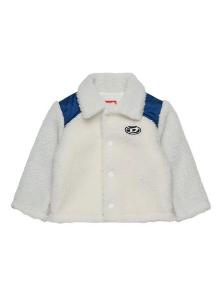  Diesel Kids Shearling Jacket - White 