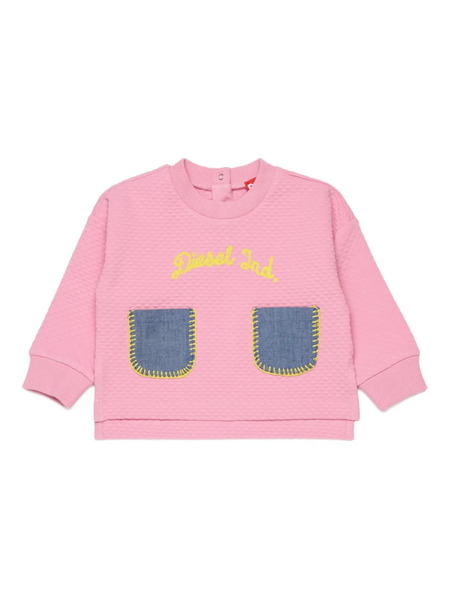  Diesel Kids Smyb Pocket Sweatshirt - Pink 