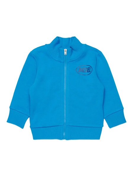 Diesel Kids Solpyb Zip-fastening Sweater - Blue 