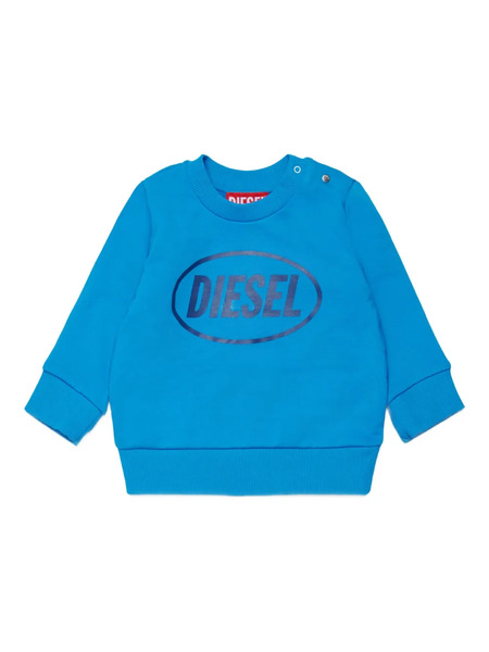  Diesel Kids Sottyb Logo-detail Sweater - Blue 