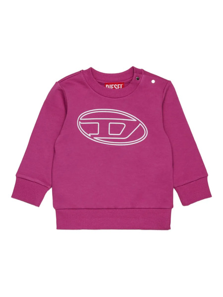  Diesel Kids Stimotyb Logo-embellished Sweatshirt - Pink 