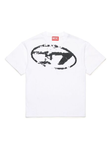  Diesel Kids Tboxtn14 Over T-shirt - White 