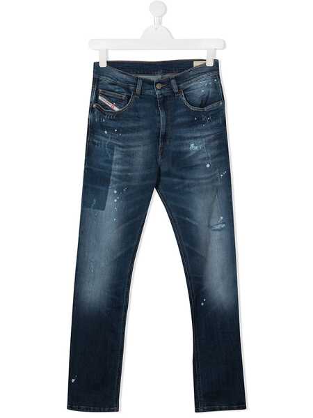  Diesel Kids Teen Eetar Tapered Jeans - Blue 