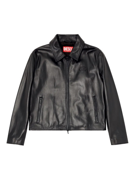  Diesel L-amar-fem-s2 Leather Jacket - Black 