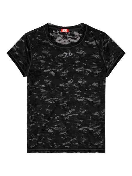  Diesel Lace-embroidered T-shirt - Black 