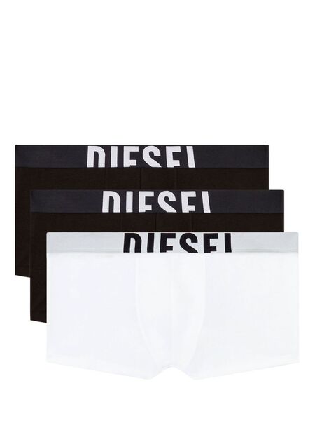  Diesel Logo Boxers (set Of Three) - White 