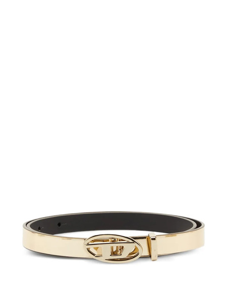  Diesel Logo-buckle Belt - Gold 